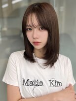 ソラ 広尾店(SORA) ミディアムレイヤーカット/ミディアムヘア/内巻き