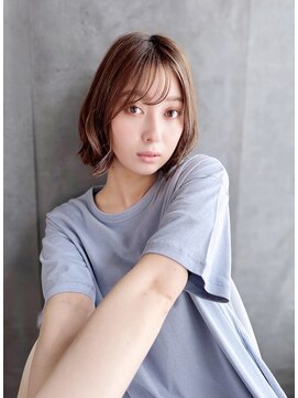 ヘアーアンドスマイル バル(hair&smile Baru) 外ハネボブ