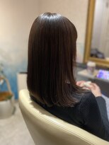 トウカ 南行徳店(TOUKA)&nbsp;ミディアムボブ/オリーブベージュ/髪質改善トリートメント[南行]