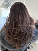 ブリーチハイライト髪質改善ダブルカラーレイヤーカット