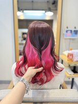 リノショアーズ 日本大通り店(RINOSHORES)&nbsp;セミロング×インナーデザインカラー sanami