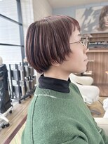 イーストハムアネーロ(EAST HAM anello)&nbsp;透明感ショコラブラウン/デザインカット/ショート