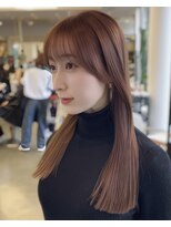 ディフィーノ 赤坂(DIFINO)&nbsp;春カラーウォームベージュ　顔まわりカット