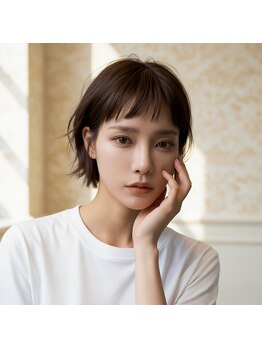 クラメールパリ 福岡(Kraemer Paris)の写真/福岡の髪悩み解消！カラースペシャリストが創る、上品な白髪カバーと小顔トレンド♪