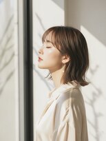 ヘアーメイク ライズ 西田辺店(Hair make rise;)&nbsp;大人可愛い20代30代40代ミディアムレイヤーグレージュ