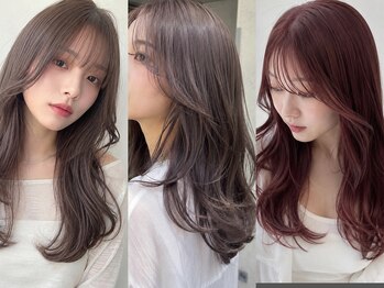 シンク オモテサンドウ(sync omotesando)の写真/250種超の薬剤！豊富な経験、知識と技術で創るカラーは理想の色味はもちろん透明感と柔らかい質感が叶う♪