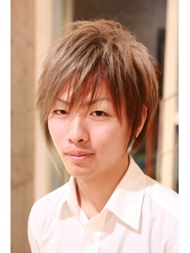 チル アウト ヘア ロジック(chill out hair Logic) ハイトーンがキレイなアシンメトリースタイル