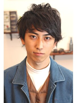 エム 綾瀬店(hair make e6+) ツーブロック無造作パーマ