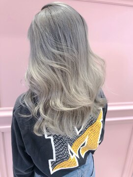 リー 梅田(Lee) Lee梅田★グラデーションカラー×ホワイトシルバー