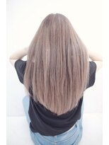 オーバーヘアー バイ ラフィス(over hair by La fith)  ホワイトベージュカラー☆ロングスタイル