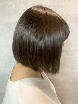 ナチュラル 青森新町店(Natural) 髪質改善トリートメントで艶ショートボブ☆ナチュラル艶髪カラー