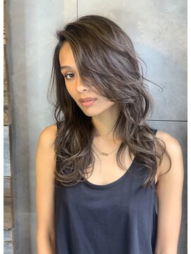 トルネード(TORNADO) ダークグレージュハイライトバレイヤージュ