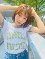 ロイジー(roijir)&nbsp;表参道 roijir ミニボブ×ベージュカラー