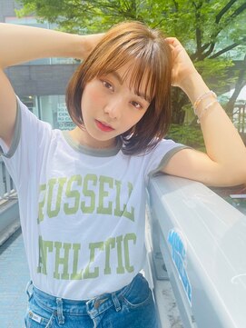 ロイジー(roijir) 表参道 roijir ミニボブ×ベージュカラー