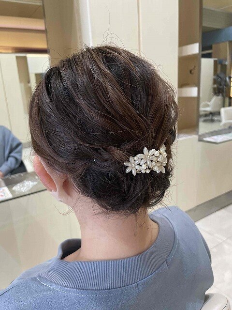 ショートボブヘアアレンジ