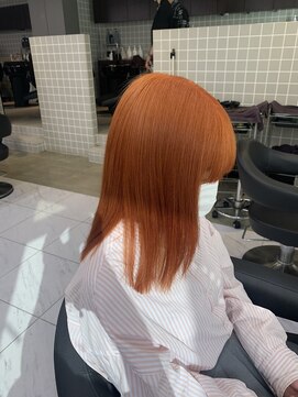 ユナイテッド 横浜(UNITED) オレンジカラー/暖色/髪質改善/オレンジベージュ