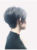 マッシュショートパーマ
