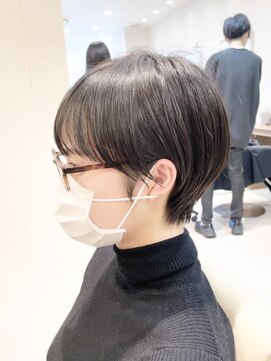 アッシュ 大泉学園店(Ash) 【絶壁解消】【襟足改善】黒髪マッシュショート