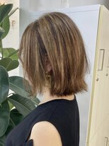 GBG 自由が丘 《After》仕上がりスタイル【白髪ぼかし脱白髪染めハイライト 】