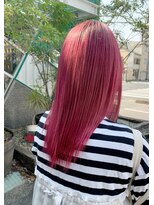 ブッディ(BDY)&nbsp;ダブルカラーピンク☆ストレートスタイル