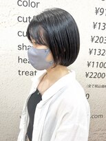 モリオ フロム ロンドン サッポロファクトリー店(morio FROM LONDON)&nbsp;【morio】札幌ボブ　ぱつっと黒髪丸みボブ