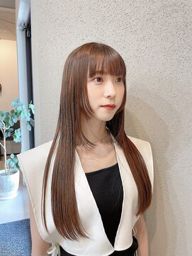 オト(oto) 顔まわりレイヤー/姫カット/ワンレングス