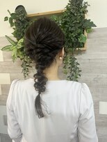 ロカット サロン(Roquat Salon) あみおろしアレンジ 【立川/立川南/バイカルテ/七五三/袴】