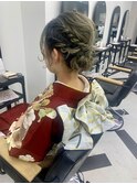 振袖に合うセットアップヘア　美由紀