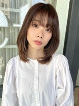 バイオレット 表参道店(Violet) ひし形レイヤー 小顔ヘア 伸ばしかけヘア 簡単スタイリング