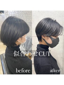 ヘアサロン ドットプラス 町田店(dot. plus) 【中西里美】似合わせハンサムshort