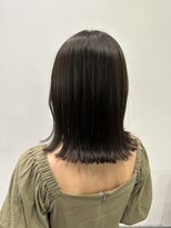 レオニード 表参道(LEONID)&nbsp;岡田≫ダークブラウン×切りっぱなしヘア