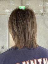 ラック(LUCK)&nbsp;ダークアッシュ/アッシュブラック/カルマパーマ/ベリーショート