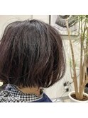 くせ毛ボブ