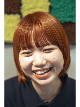 美容室 キムラ オレンジ　と　マッシュボブ