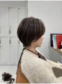 大人ショートボブ丸みショートカットマッシュショート/北千住