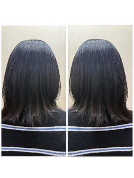 グルグル 妙典店(GULGUL) ブラックピンク×外ハネBOB