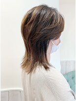 ネオリーブカップ 町田店(Neolive capu)&nbsp;ウルフヘア　メルティカラー　に合わせカット