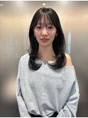 レイヤーカット/くびれヘア/顔まわりカット/ハッシュカット