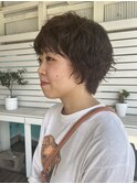 ショートパーマ/無造作パーマ/ショートヘア