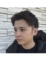 アンジュールクレア(UN JOUR CREA) アップバングスタイル