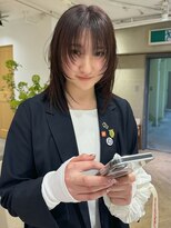 ローレン(LOREN)&nbsp;黒髪/ボブルフ/ネビージュ/小顔/ワンレン/栄/髪質改善/前髪