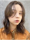 イメチェン外ハネパーマ美髪のススメワイドバング