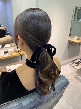 ウルー 恵比寿店(uruu) 【ローポニー】恵比寿/結婚式/ヘアセット/早朝