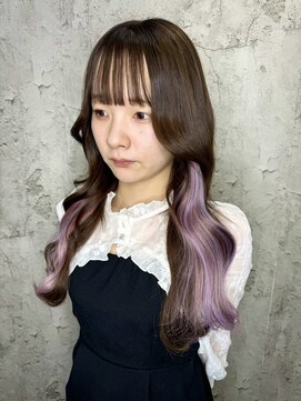 ルーツアイリー 心斎橋(ROOTS IRIE) 10代20代30代インスタ人気インナーエクステラベンダーピンク