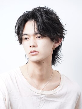 アルファ 新宿(alpha) ニュアンスパーマ/シャドウパーマ/メンズ/センターパート[新宿]