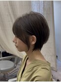 前髪ありショートボブ