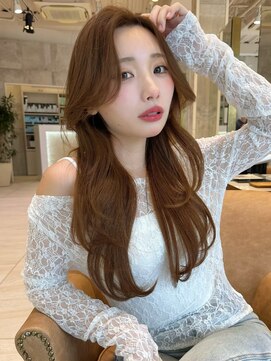 グランド(GRAND) セミロング30代40代ストレートレイヤー前髪なし前髪あり表参道