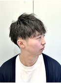 メンズビジネスショートバーバーツイストスパイラルパーマ理容室