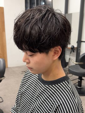 エルマーク 梅田(L-MARK) シャドウパーマ/メンズカット/スパイラルパーマ/ツイスパ