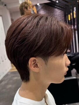 ヘアアンドフェイス ルースト(hair&face ROOST) MEN’S HAIR/曲がる縮毛矯正/刈り上げセンターパート/円町